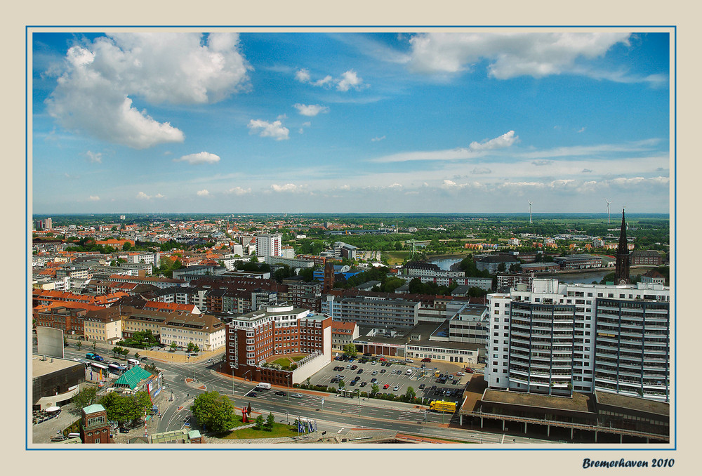 Blick auf Bremerhaven