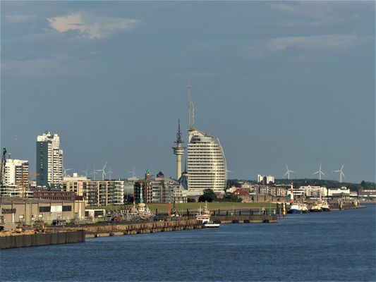 Blick auf Bremerhaven...