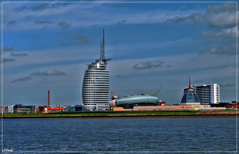 Blick auf Bremerhaven.........