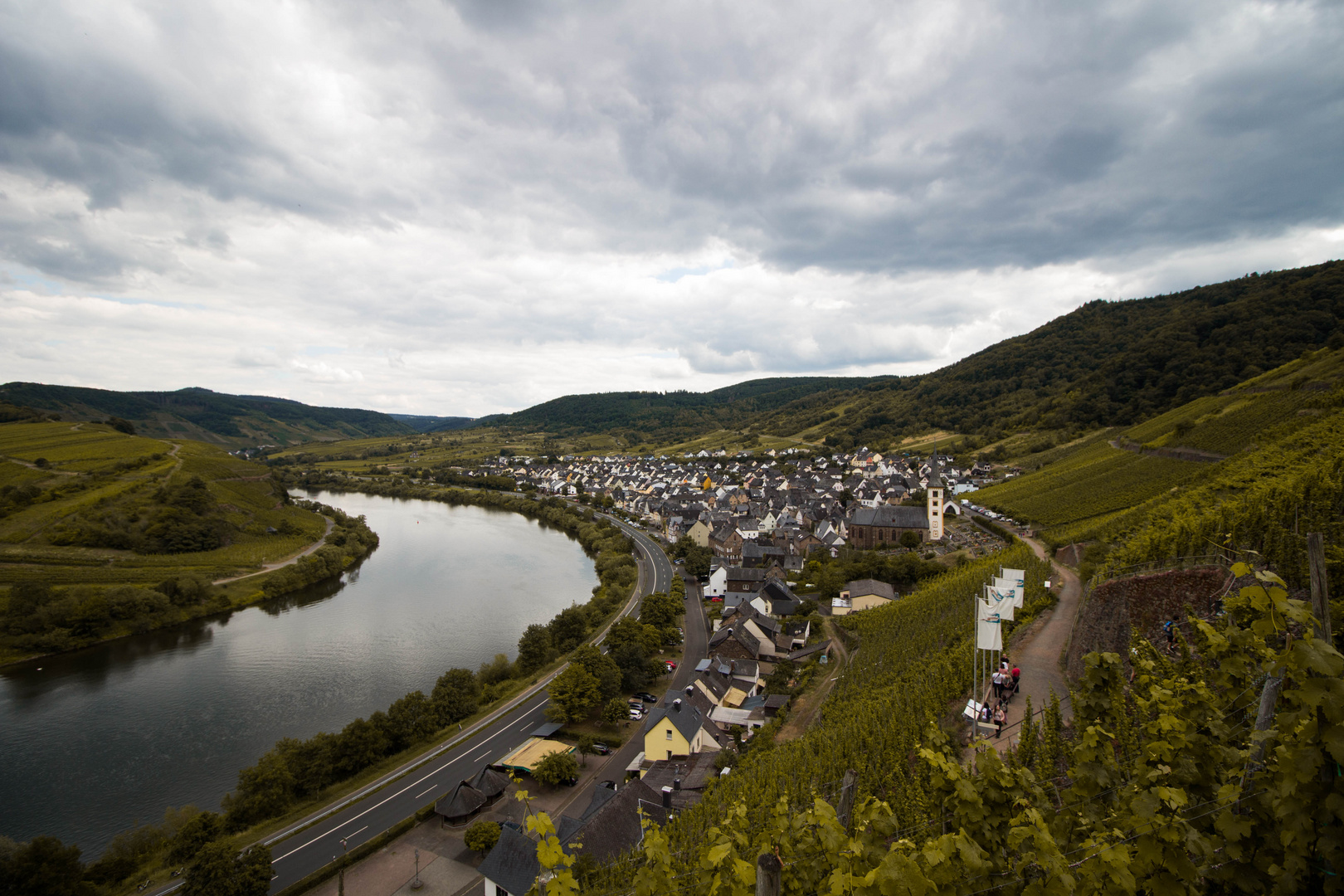 Blick auf Bremm