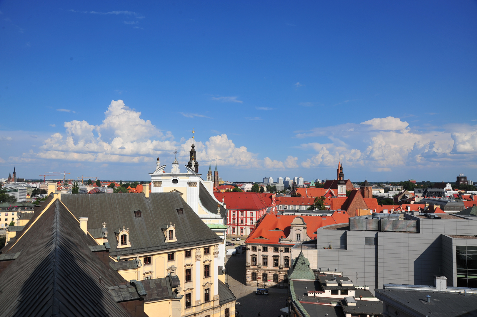 Blick auf Breslau 