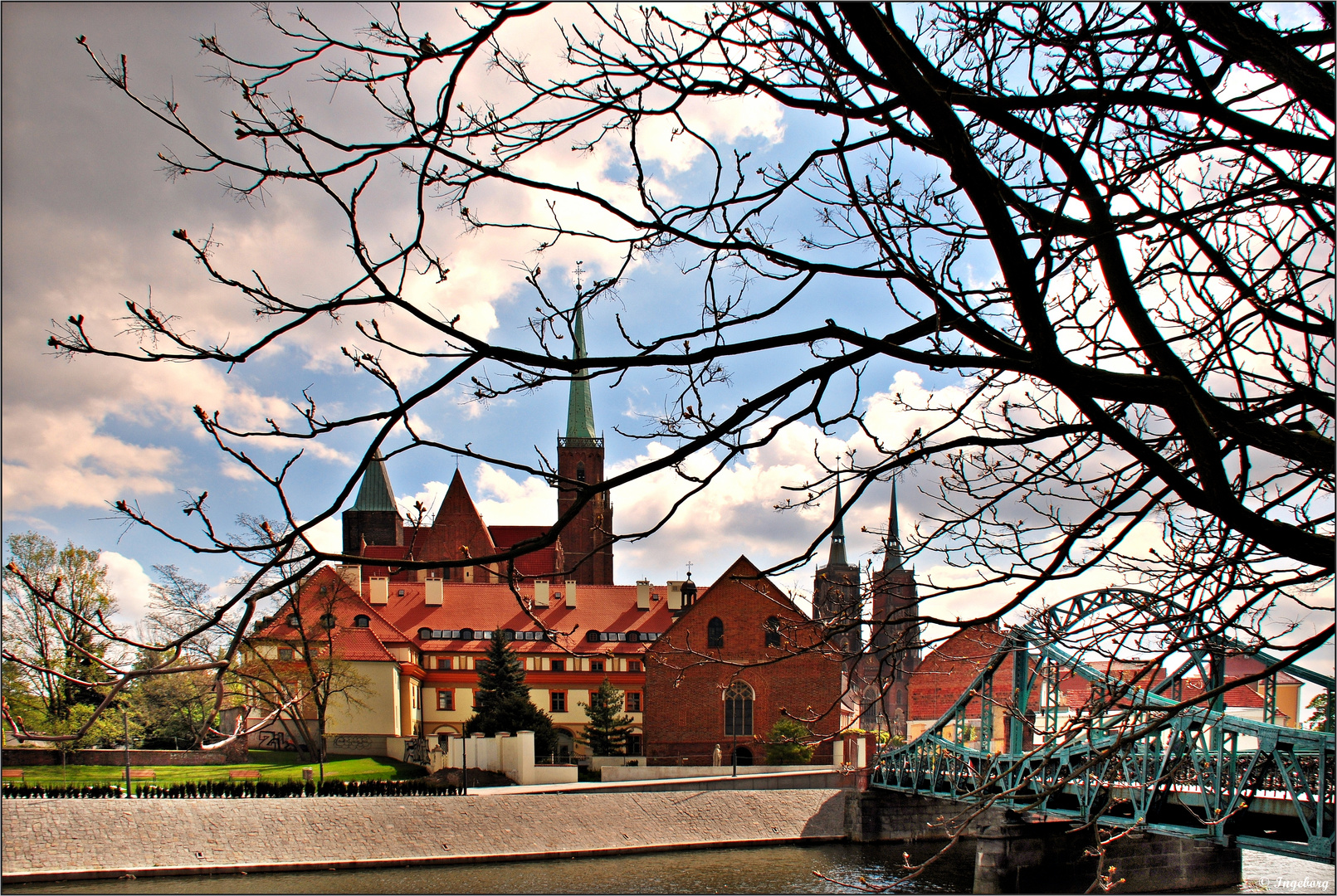 Blick auf Breslaus Dominsel