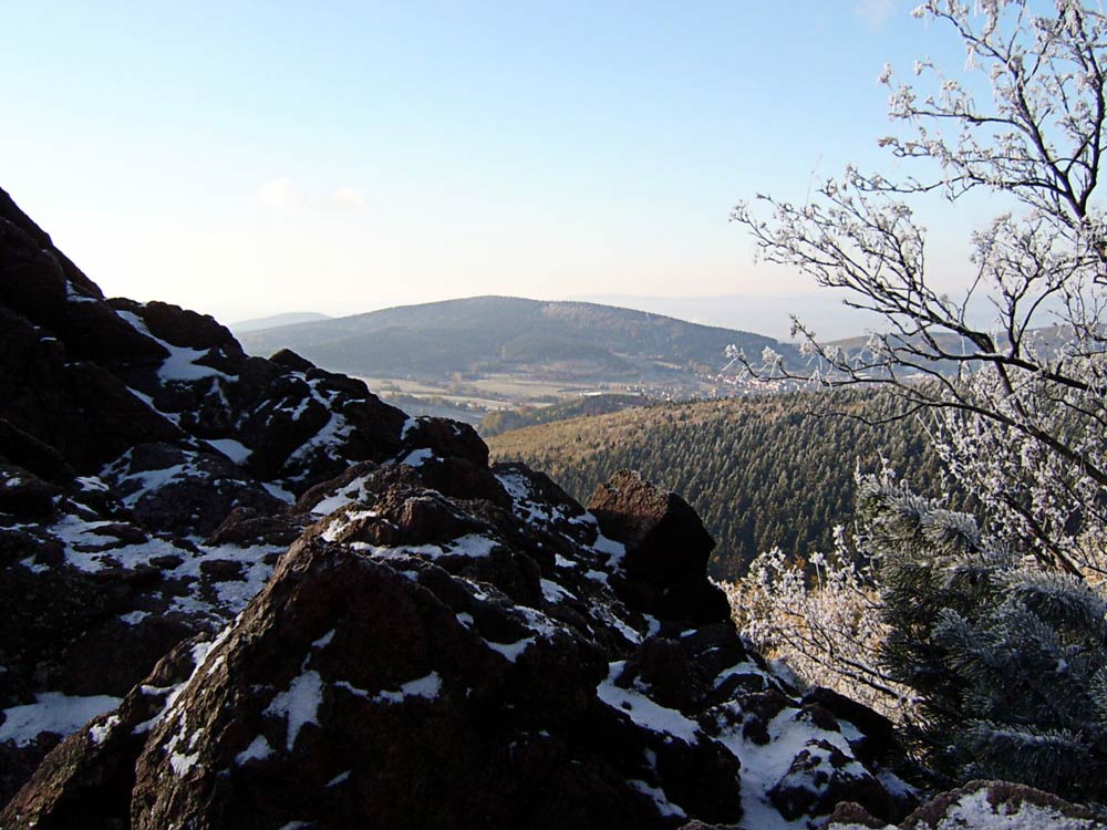 Blick auf Brotterode vom kleinen Inselberg