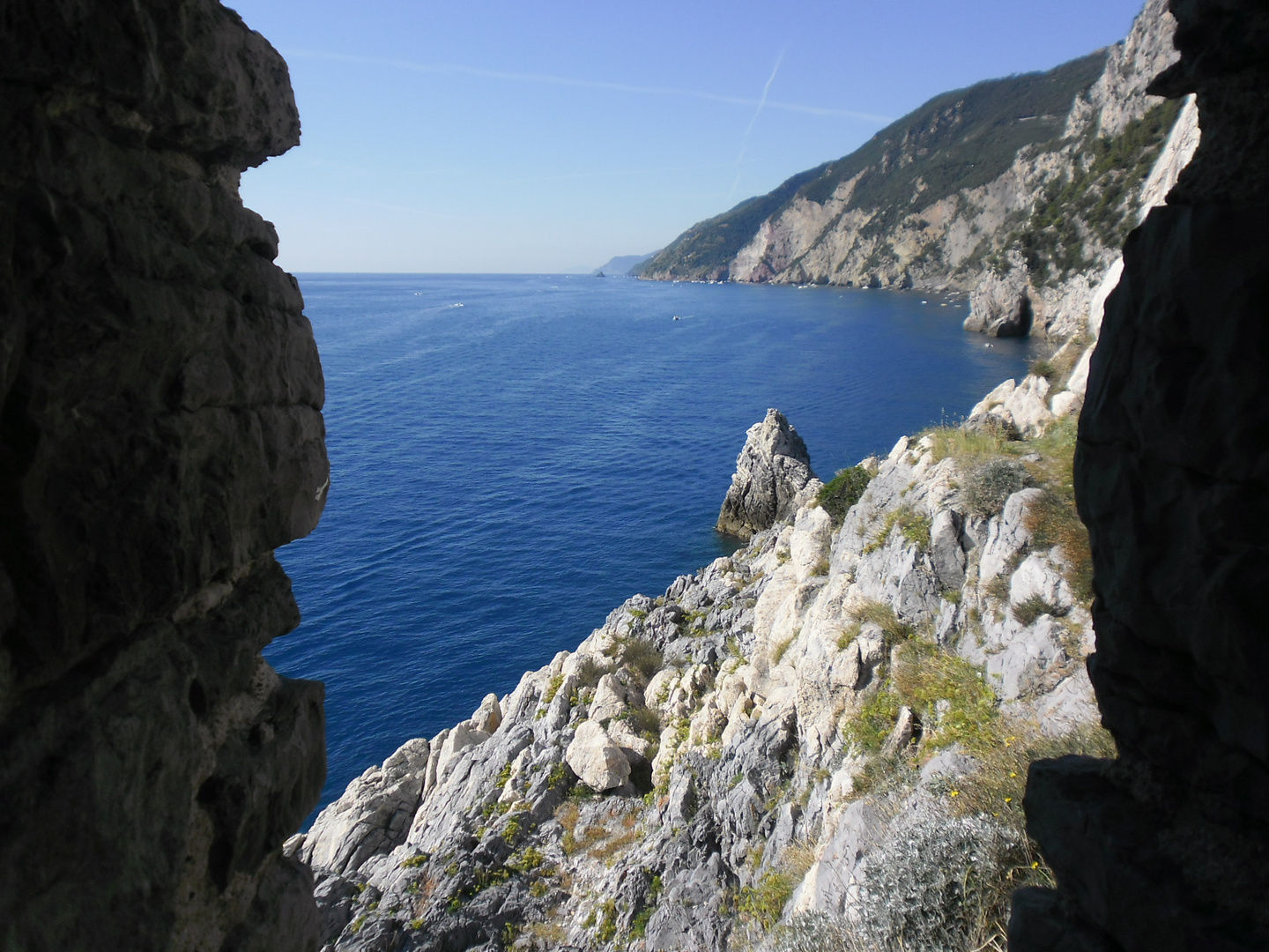 Blick auf Bucht von Portovenere