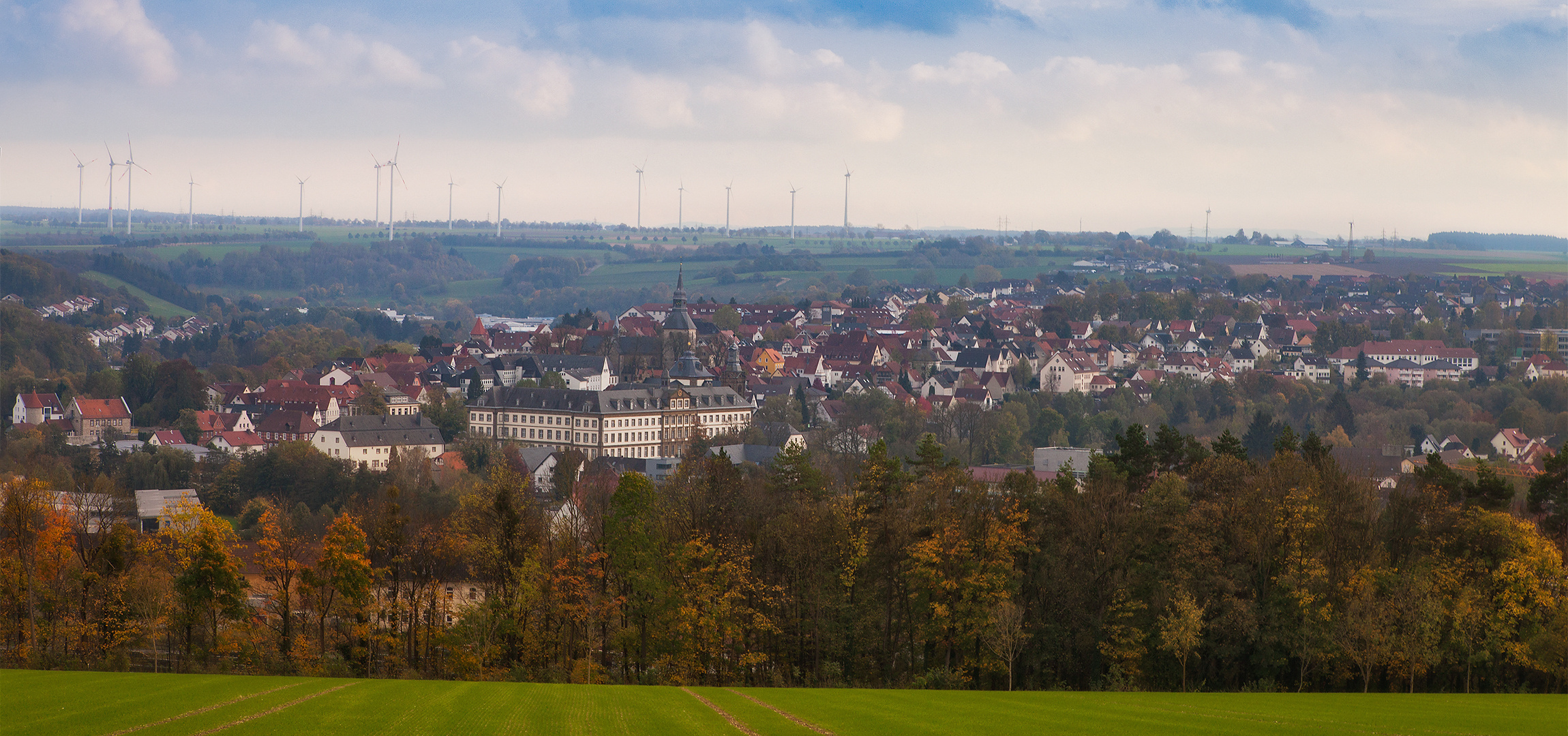 Blick auf Büren