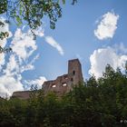 Blick auf Burg Altdahn Grafendahn Tanstein