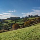 Blick auf Burg Greifenstein