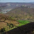 Blick auf Burg Hohenurach