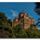 Blick auf Burg Kriebstein