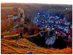 Blick auf Burg Pottenstein