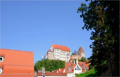 Blick auf Burg Trausnitz