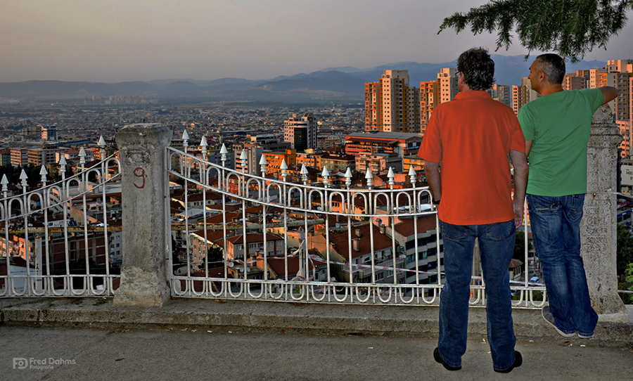 Blick auf Bursa, Türkei