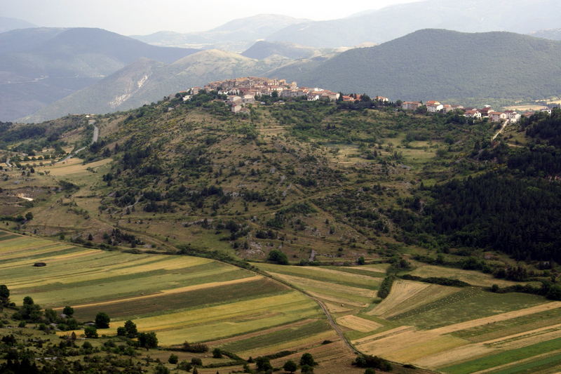 Blick auf Calascio - Abruzzen