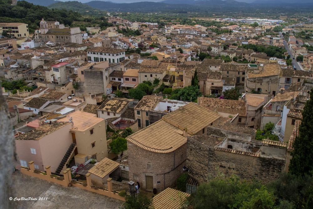 Blick auf CapdePera vom Castell CapdePera