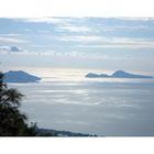 Blick auf Capri und Golf von Sorrent