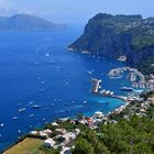 Blick auf Capri von Anacapri