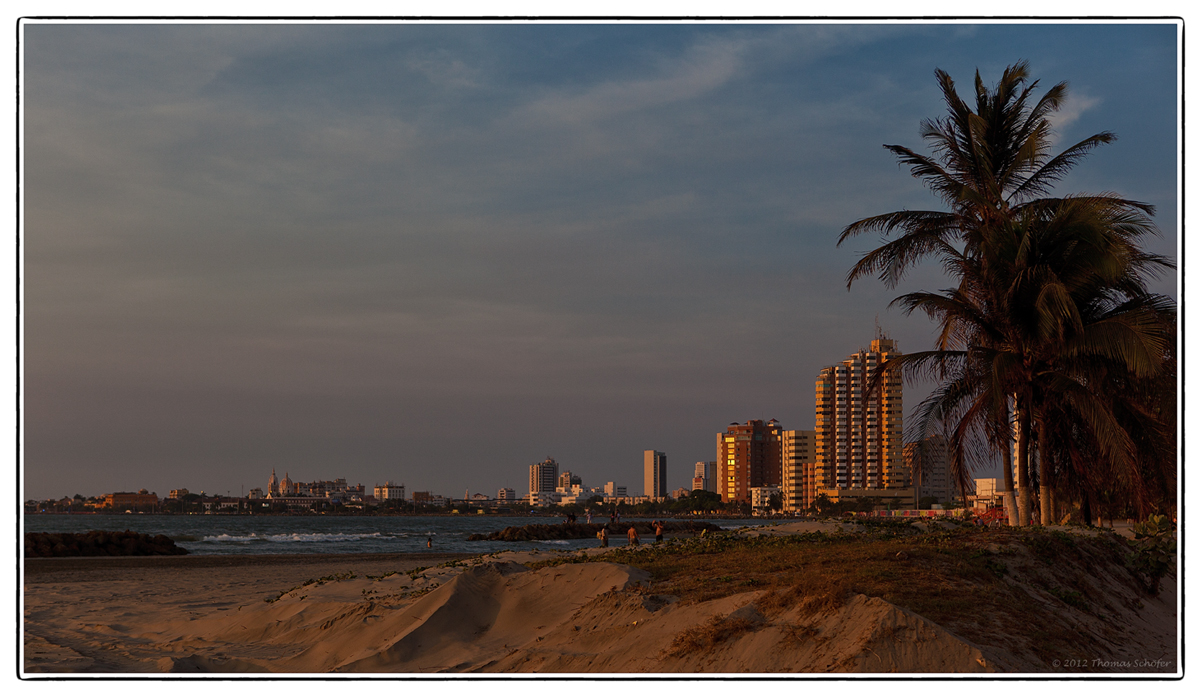 Blick auf Cartagena...