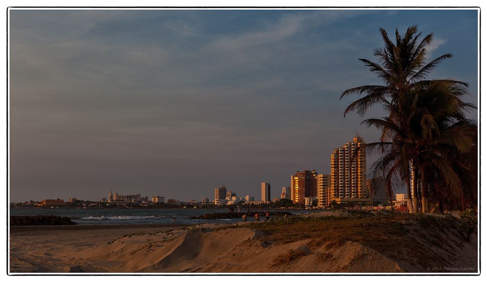 Blick auf Cartagena...