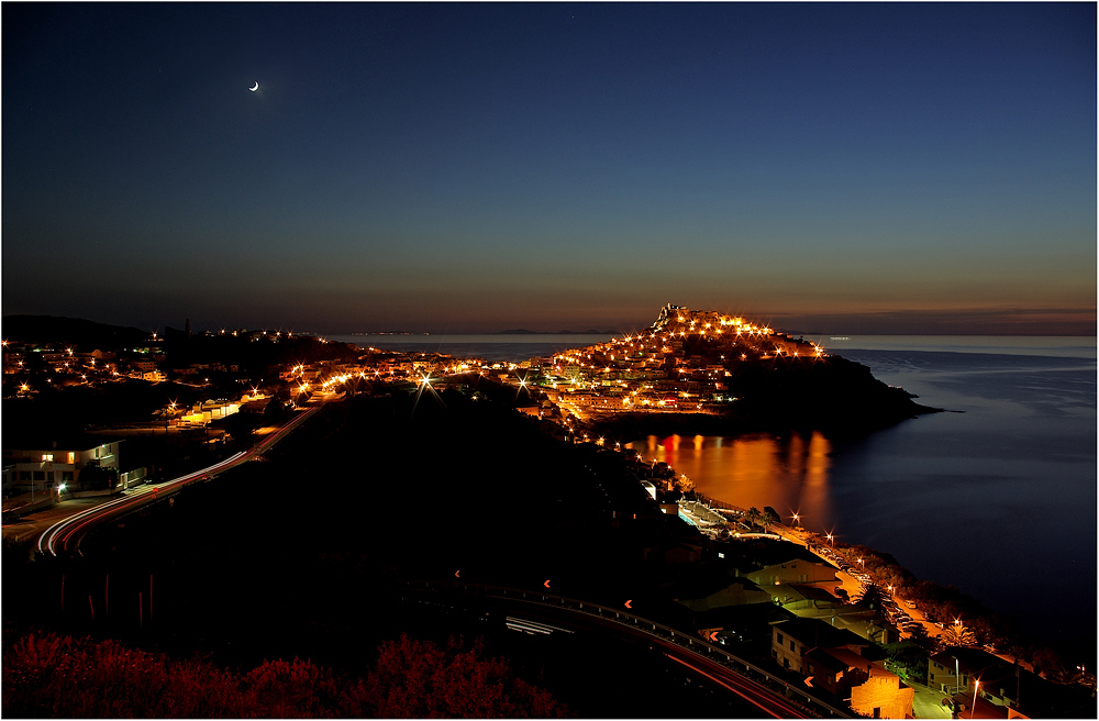 " Blick auf Castelsardo "