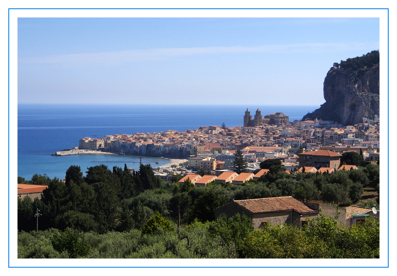 Blick auf Cefalu