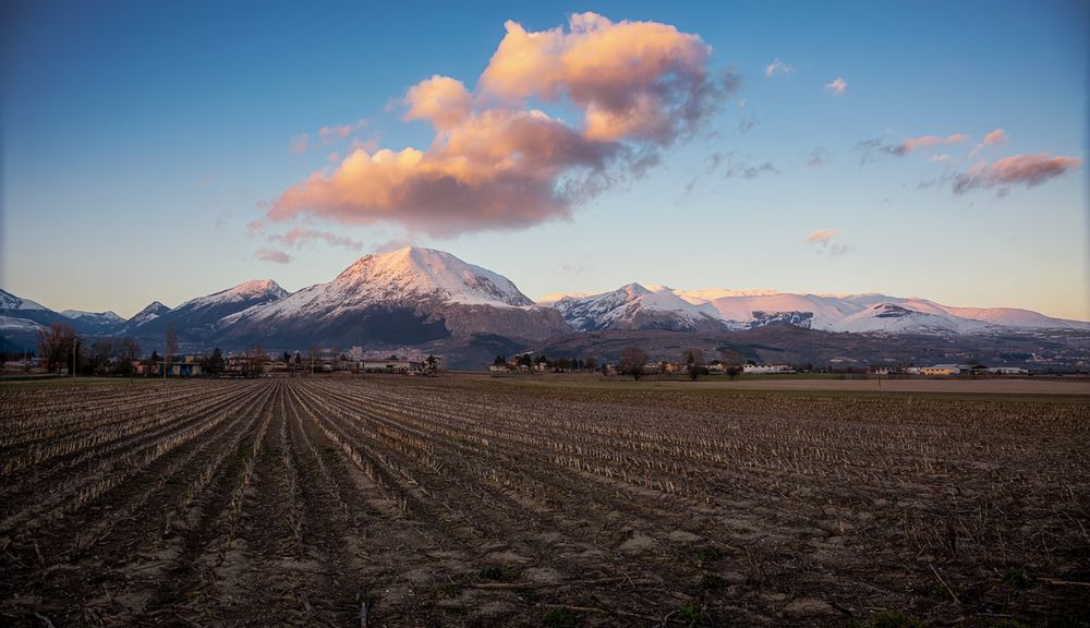 Blick auf Celano