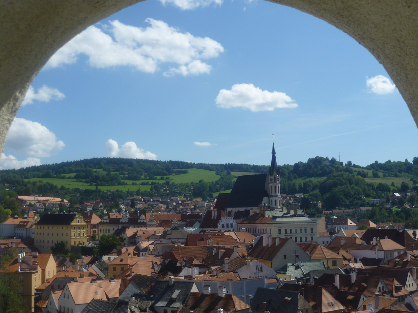 Blick auf Cesky Krumlov