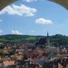 Blick auf Cesky Krumlov