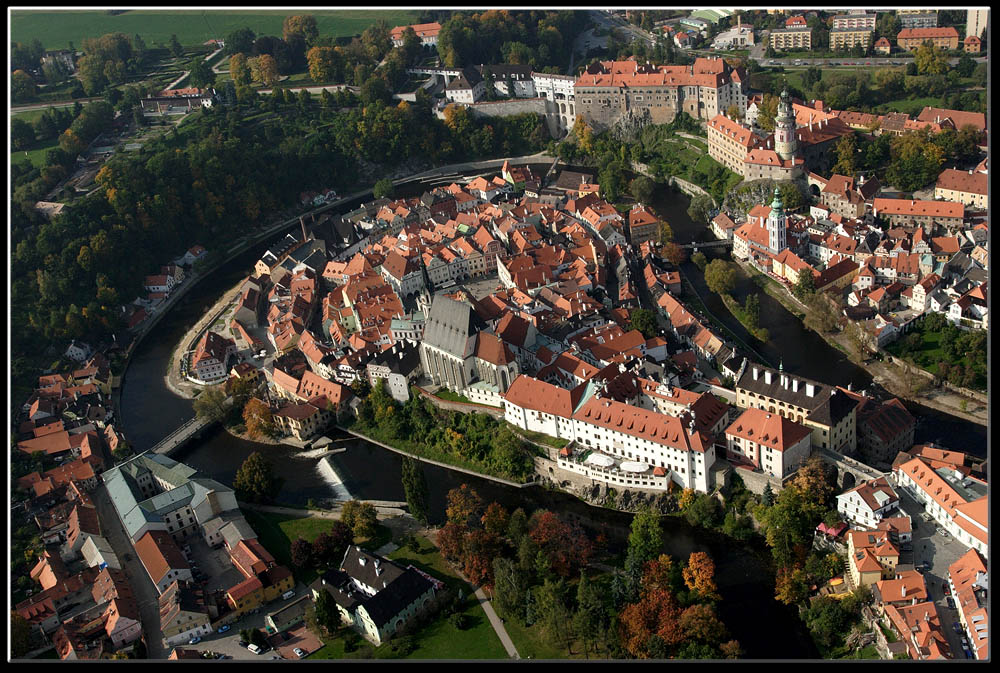 Blick auf Cesky Krumlov