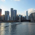 Blick auf Chicago Downtown