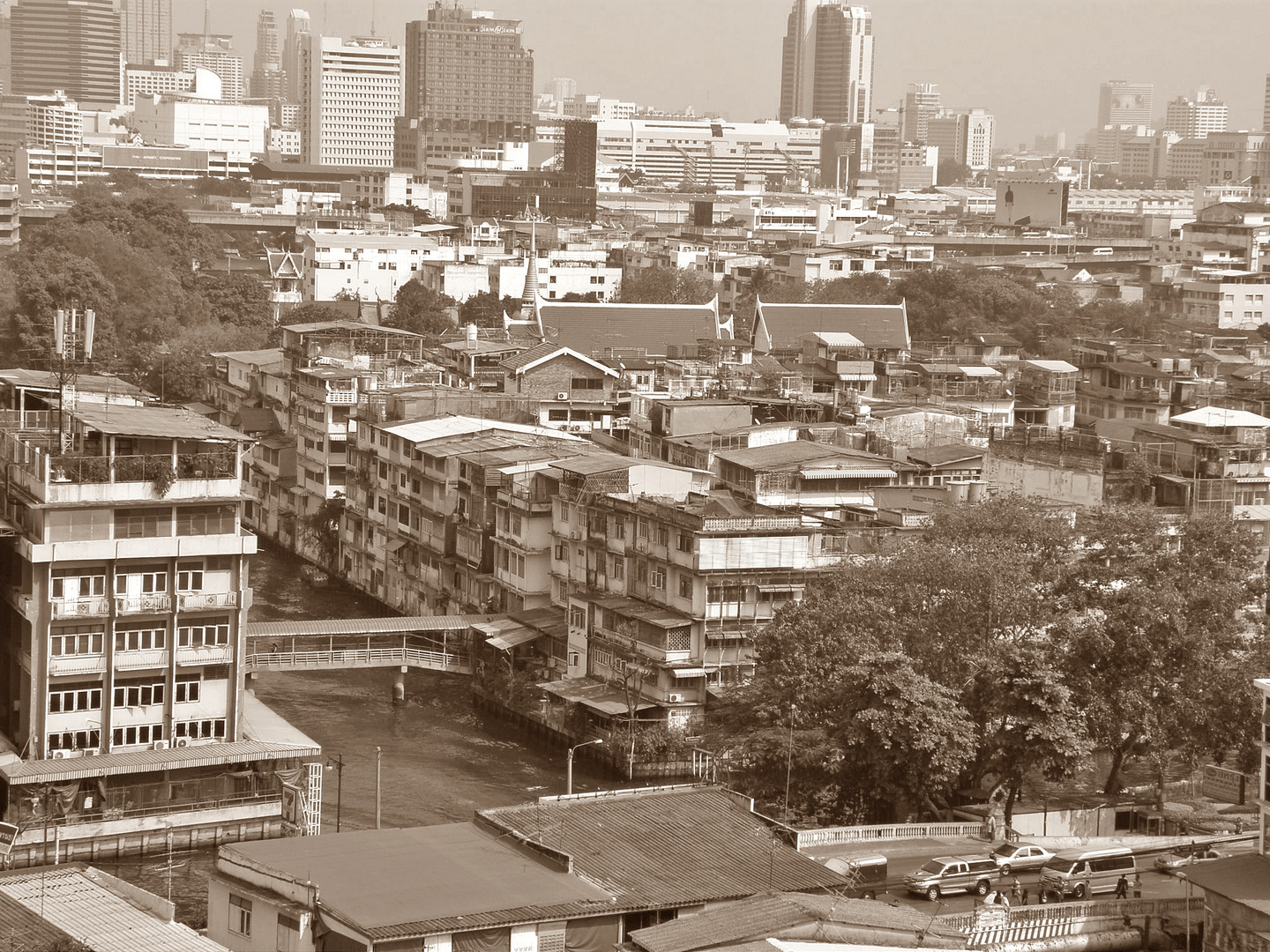 Blick auf Chinatown