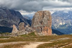 Blick auf Cinque Torri