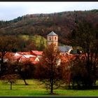 blick auf creuzburg mit  nikolaikirche