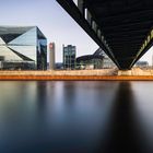 Blick auf Cube Berlin und Hauptbahnhof