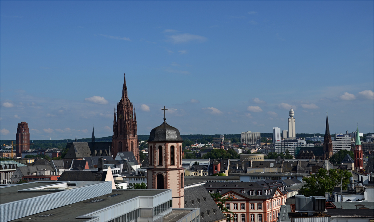 Blick auf Dächer und Türme