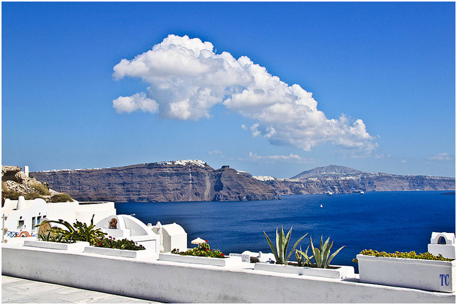 BLICK AUF DAS ÄGÄISCHE MEER