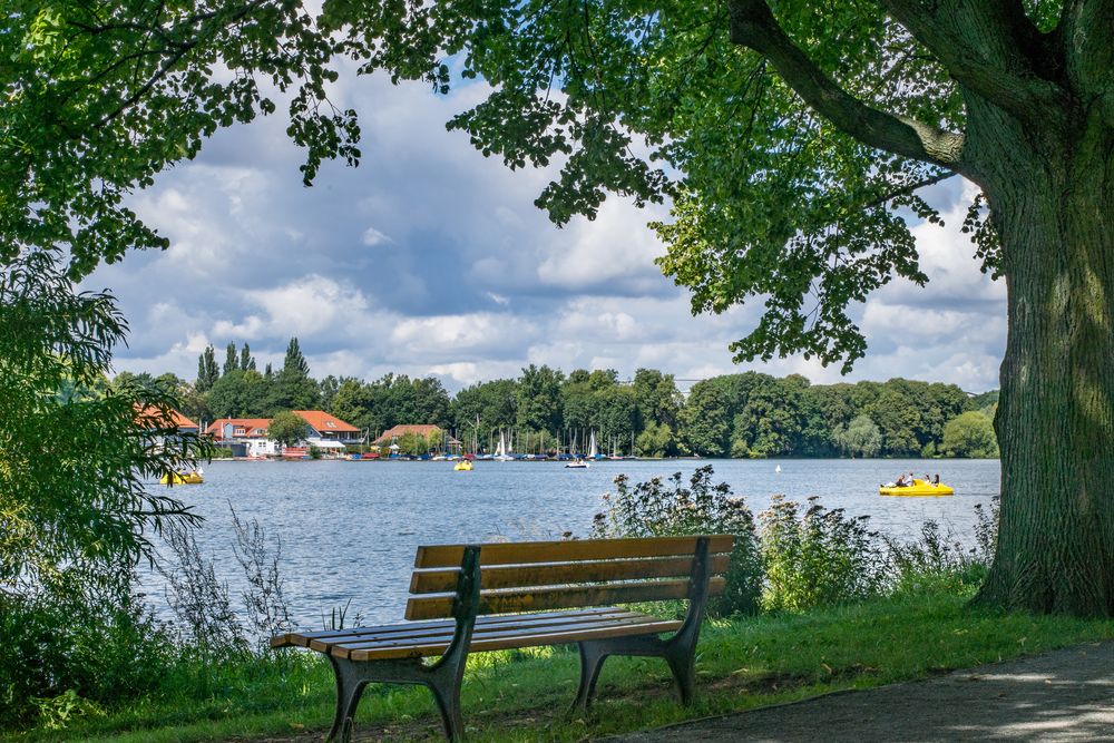 Blick auf das andere Ufer I Maschsee/Hannover Foto & Bild sommer