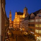 Blick auf das Augsburger Rathaus