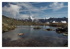 Blick auf das Bietschhorn