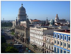 Blick auf das Capitol von Havanna