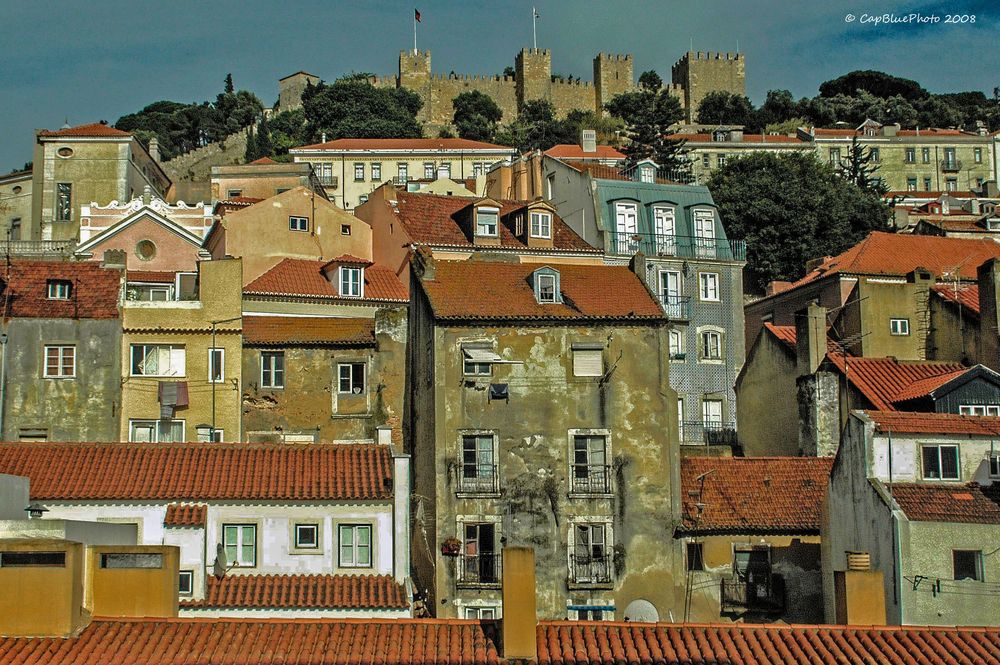 Blick auf das Castelo de São Jorge