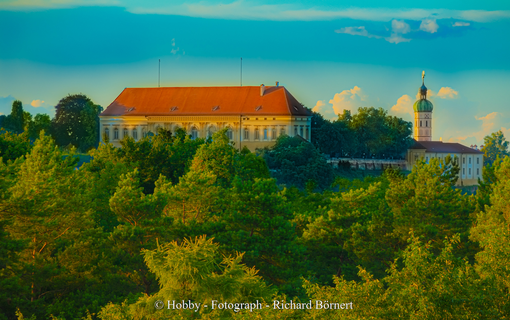 Blick auf das Dachauer Schloß 