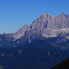 Blick auf das Dachsteinmassiv