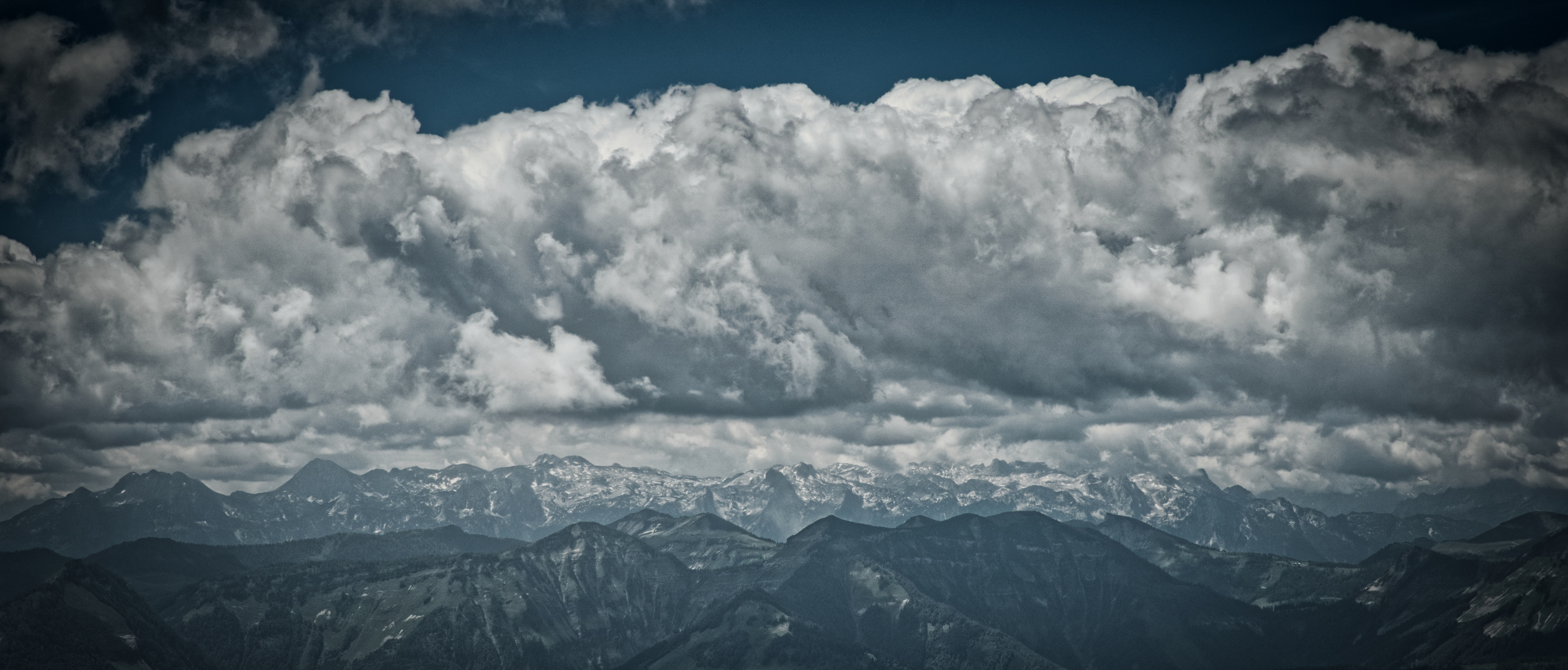 Blick auf das Dachsteinmassiv