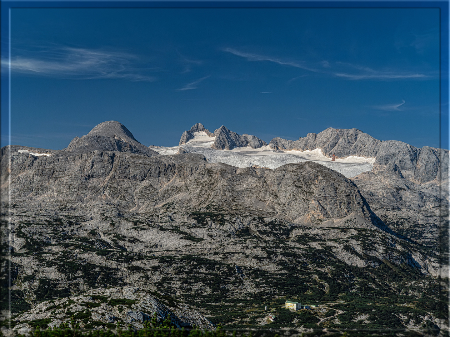 Blick auf das Dachsteinmassiv vom Krippenstein (Obertraun)