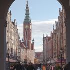 Blick auf das Danziger Rathaus