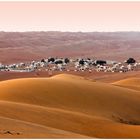 Blick auf das "Desert Night Camp" (Oman)