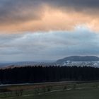 Blick auf das Erzgebirge