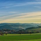 Blick auf das Erzgebirge