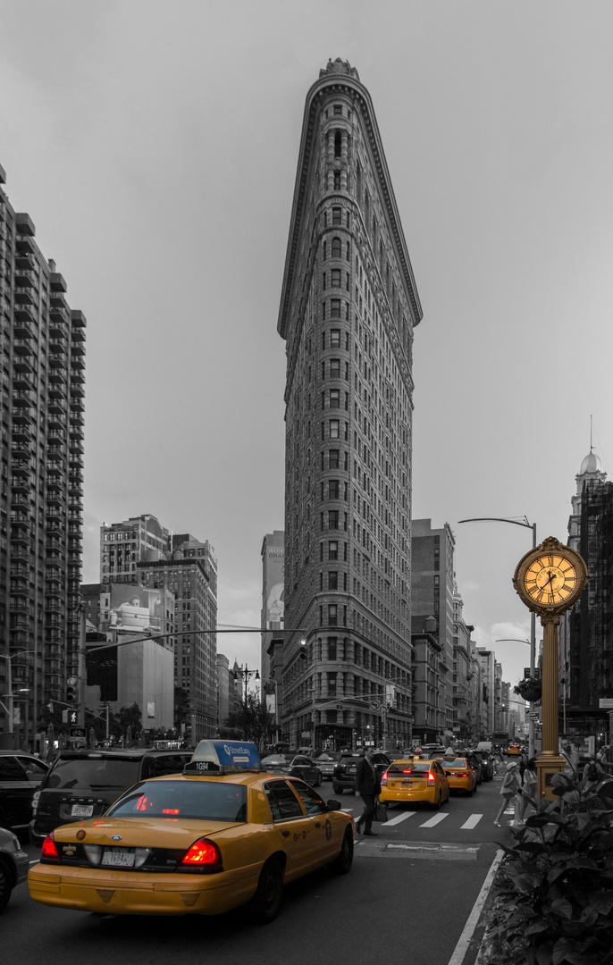 Blick auf das Flatiron Building. 