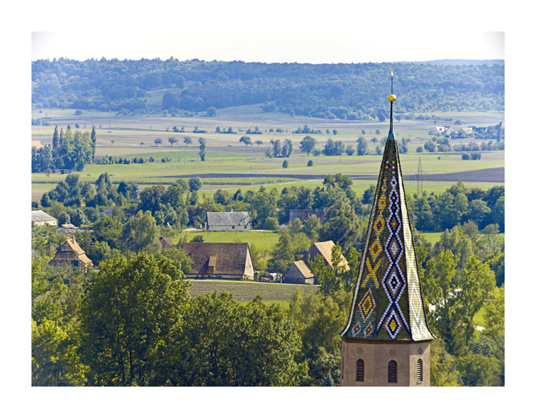 Blick auf das Fränkische Freiland Museum